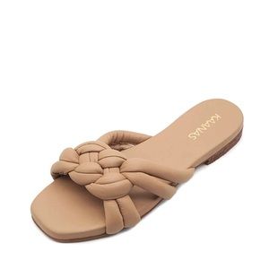 Kaanas bintulu nautical knot flat sandals